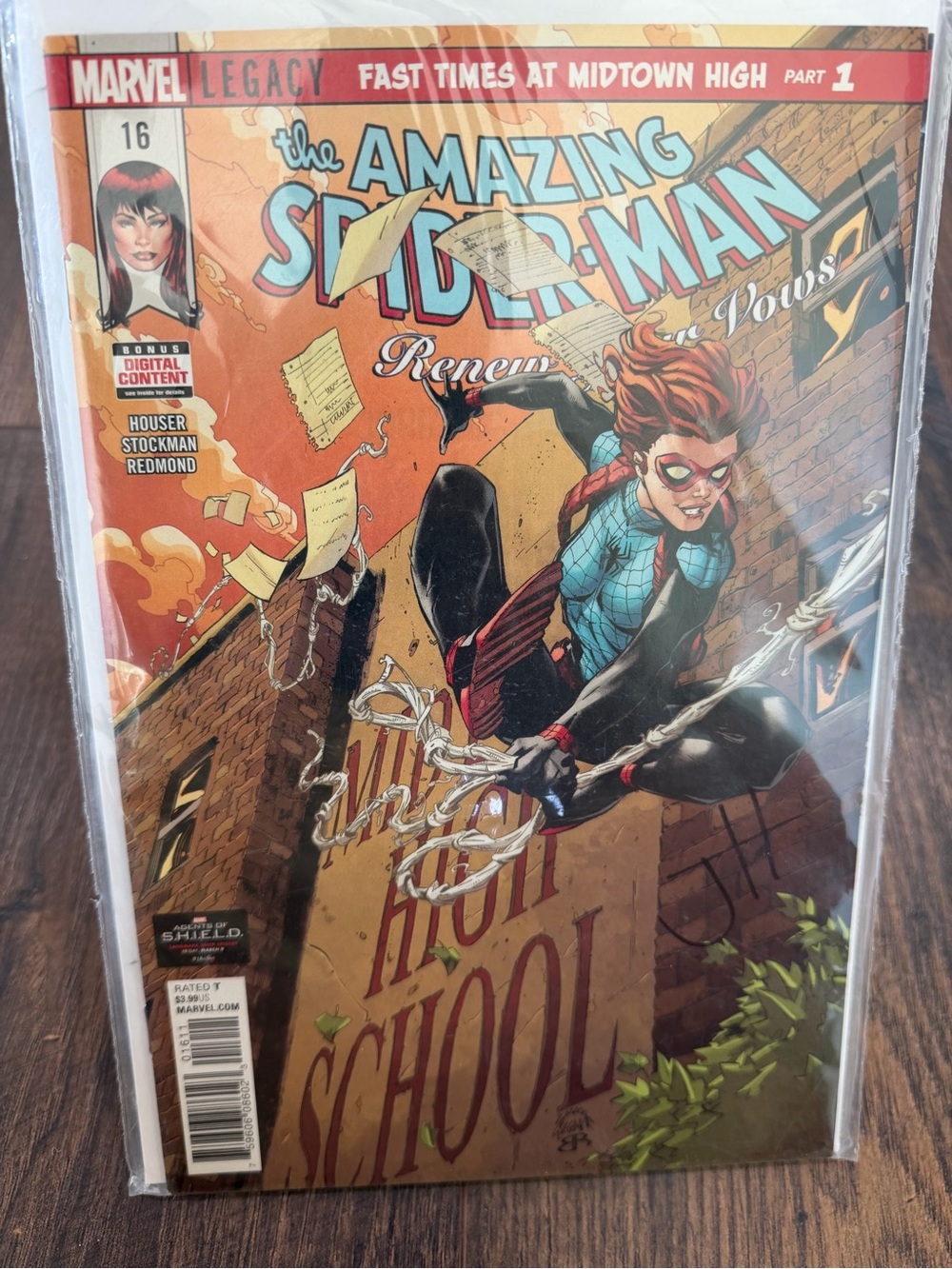Marvel The Amazing Spider-Man Comic Cover — Red, Blue, Orange